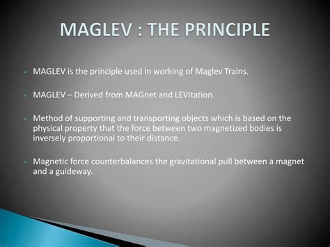 Image result for Maglev Principle