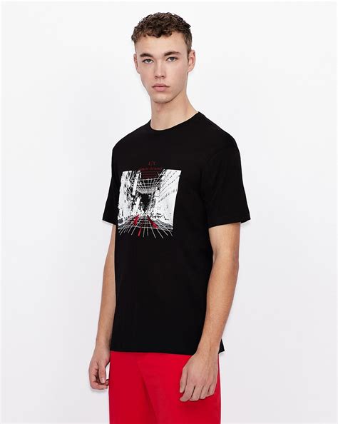 Graphic Black Regular Fit T-Shirt