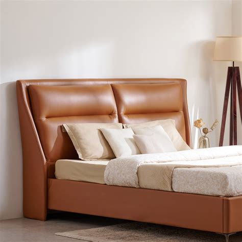 Buy Tiffany Hazel King Bed with Hydraulic Storage - Brown from Home ...