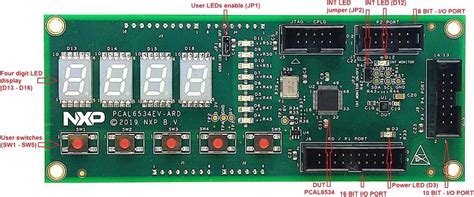 PCAL6534EV 34-Bit GPIO Arduino Shield - NXP Semiconductors | Mouser