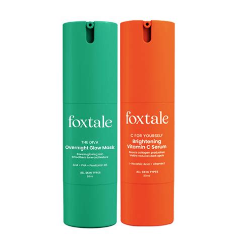 Buy Foxtale Glow Mask & Vit C Serum Combo Online at Best Price in India
