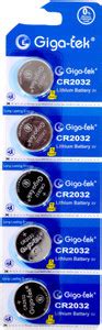 Giga-tek CR2032 3v Lithium Battery - Giga-tek : Flipkart.com