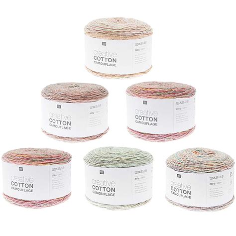 Rico Design Creative Cotton Camouflage – Universal Yarn