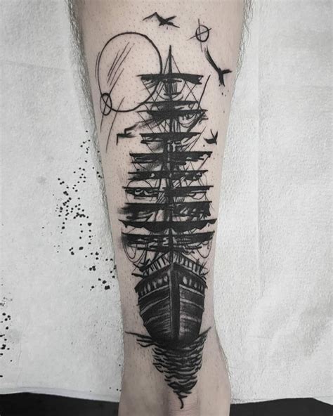 101 Best Traditional Pirate Ship Tattoo Ideas That Will Blow Your Mind!