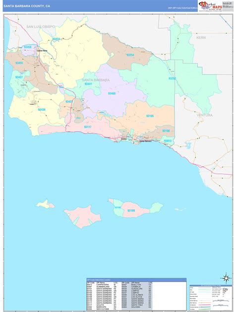 Goleta Ca Zip Code Map at Margurite Stokes blog
