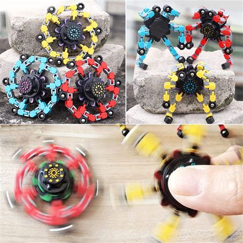 Buy Funny Transformable Fingertip Spinners for Kids,Sensory Fidget ...