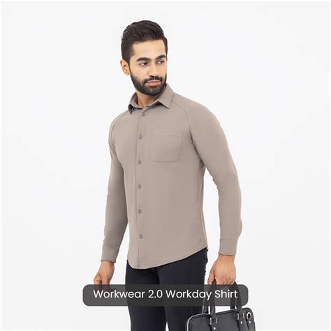 Charcoal Grey Workday Shirt with Raglan Sleeves – Harfun.in