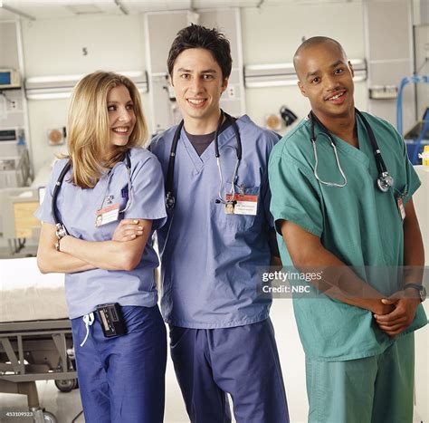 The “Scrubs” revival brings back Sarah Chalke as Elliot Reid, Zach Braff as John "J.D." Dorian and Donald Faison as Christopher Turk.