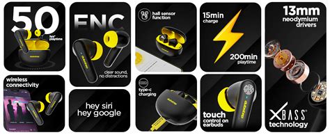 Dubstep Buzz X5 in-Ear Wireless Earbuds with Upto 50 hrs Playtime, 13mm ...