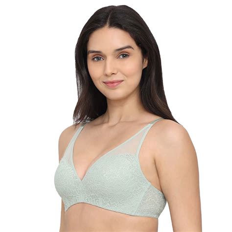 Emma Lace Padded Non-wired 3/4th Cup Bridal Wear Medium coverage Lace ...