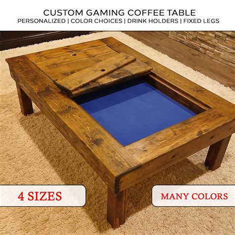 Custom Gaming Coffee Table, Personalized Board Game, Puzzle, Role ...