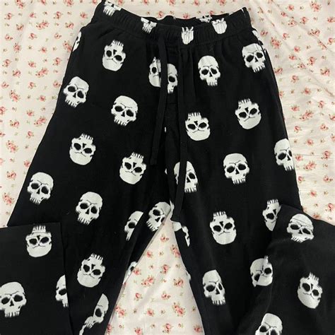 Croft & Barrow Women's Black and White Pajamas | Depop