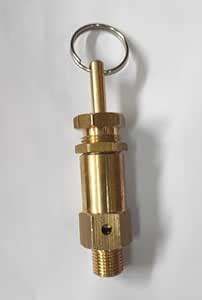 1/4" BSP Brass Heavy Duty Safety Valve Air Release Valve for Compresor ...