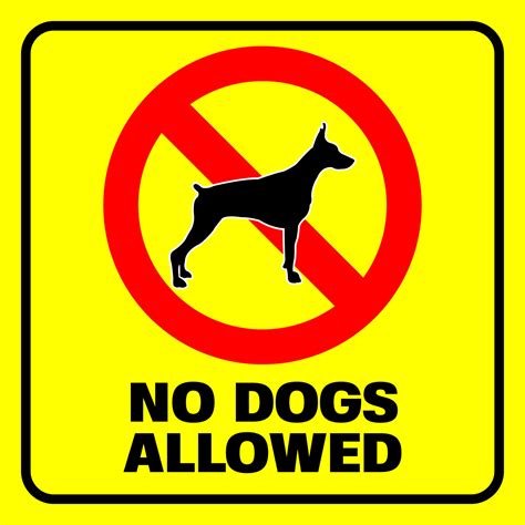 No dogs allowed. Dog prohibition sign, vector illustration. 27880907 ...