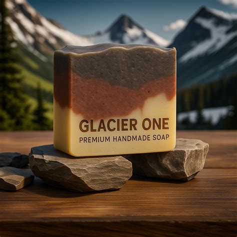 Glacier One Hair-shield Handmade Soap(Strengthens hairs soothes scalp
