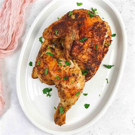 Air Fryer Half Chicken Recipe