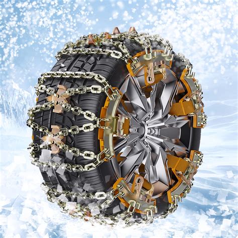 Amazon.com: 8 Pack Car Snow Chains, Tire Chains for SUV Car Pickup ...