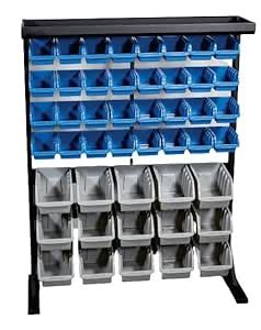 Generic Single-Side Tiered Storage Rack with 47 Bins : Amazon.in: Home ...