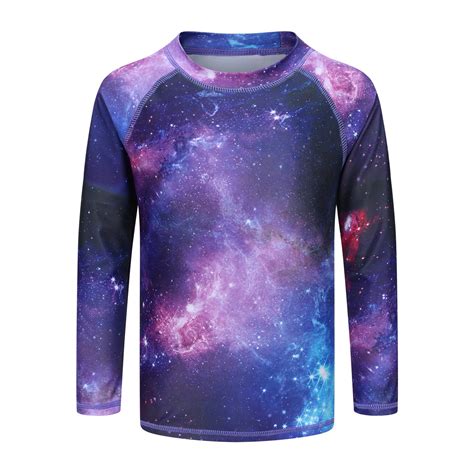 Snapklik.com : Girls Long Sleeve Rash Guard Swim Shirt For Girls One ...