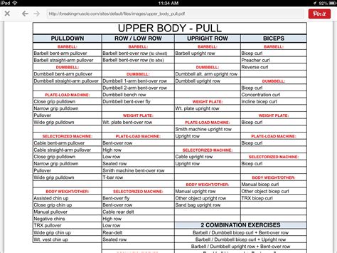 Pull Up Upper Body Workout at Jamie Culberson blog