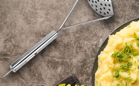 Buy TIARA Jack Stainless Steel Potato Vegetable Pav Bhaji Masher with ...