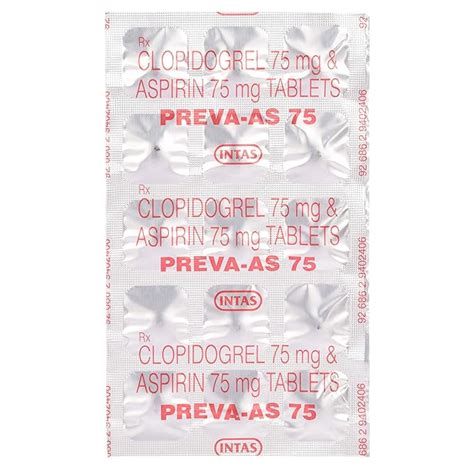 Preva AS 75 - Strip of 15 Tablets : Amazon.in: Health & Personal Care