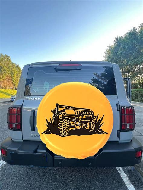 Personalized Jeep Spare Tire Cover, Car Pattern Waterproof Tire Protector, Camping RV Wheel ...