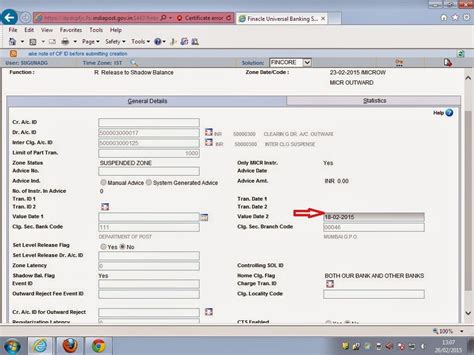 Outward Rejection Procedure in DOP Finacle - PoTools Blog - Official ...