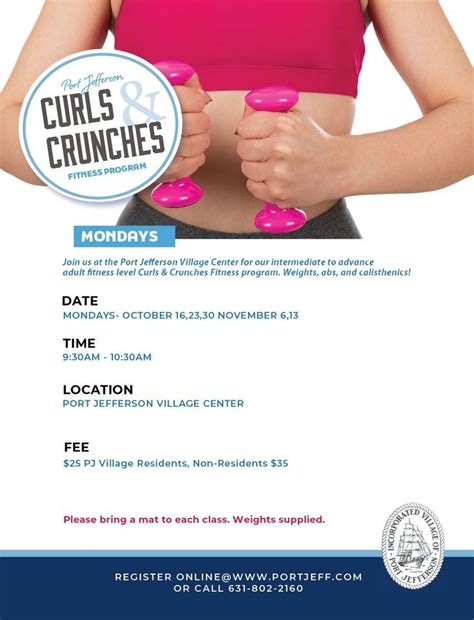 Curls & Crunches Fitness at the Village Center, Port Jefferson Village ...
