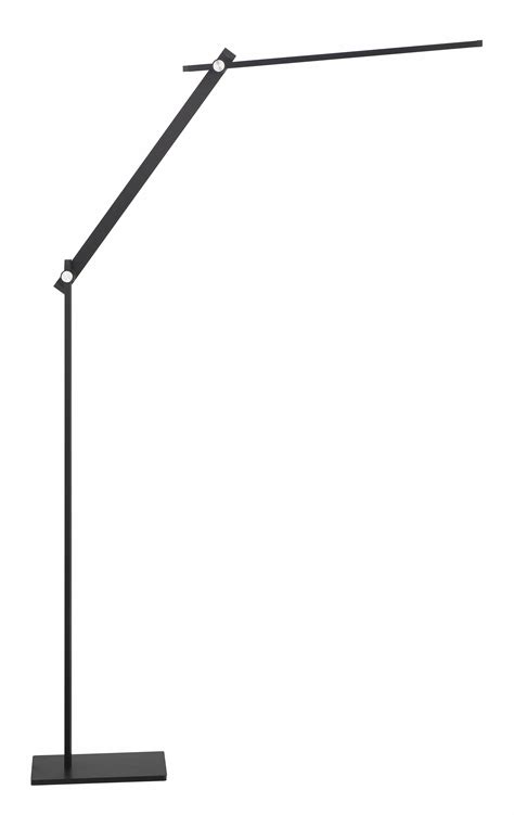 Ivy Bronx George Kovacs LED Linear Floor Lamp In Anodized Brush Coal ...