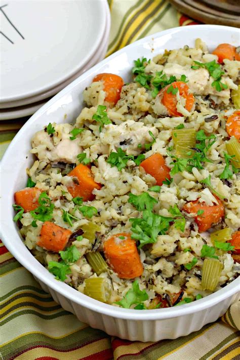 Chicken Wild Rice Casserole Recipe - Sweet Pea's Kitchen