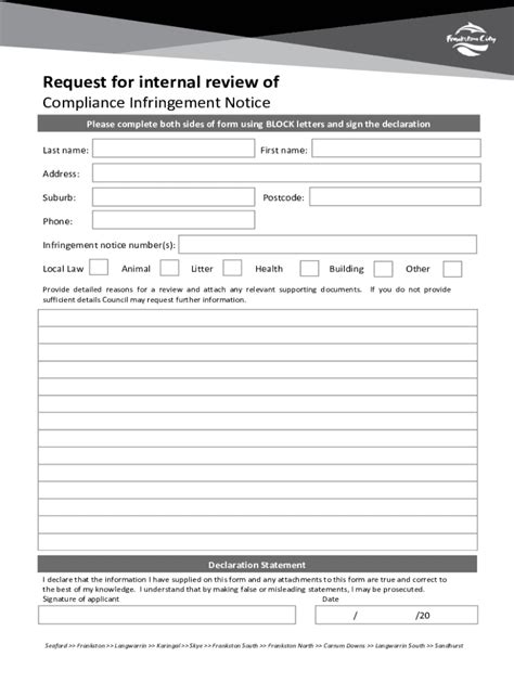 Fillable Online www.frankston.vic.gov.au files assetsRequest for ...