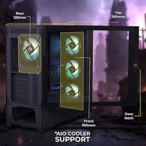 Zebronics TITAN Gaming Cabinet Best Price in India on Thevaulestore.in