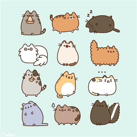 Pusheen Coloring Pages Printable