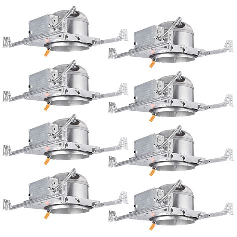 TORCHSTAR 8-Pack 6 Inch Shallow New Construction Recessed Lighting ...