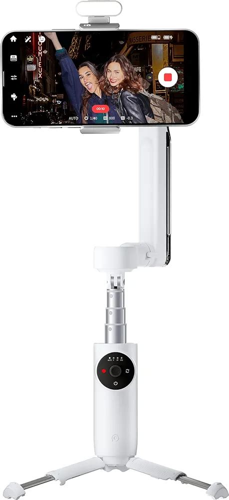 Insta360 Flow Creator Kit Gimbal(White) AI-Powered Smartphone ...