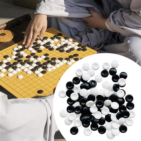 bnf®100Pcs Go Pieces Board Game Classic Strategy Gobang for Kids ...