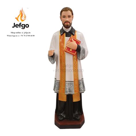 Saint Francis Xavier Statue 48 inch/4 Feet Fiber – JEFGO