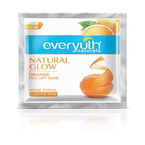 Buy EVERYUTH NATURALS NATURAL GLOW ORANGE PEEL-OFF MASK 8GM SACHET ...