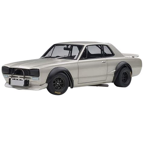 Buy 1972 Nissan Skyline GT-R KPGC-10 Racing Silver Millennium 118 ...
