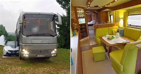 This 1.7 Million Motorhome Looks Ordinary But Is A FiveStar Hotel On ...