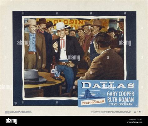 Affiche du film dallas 1950 Banque de photographies et d’images à haute ...
