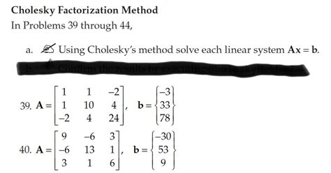 Image result for Cholesky Method Matrix