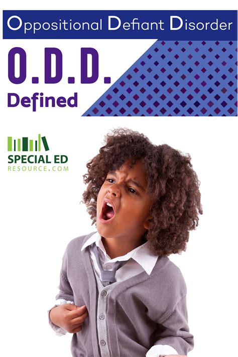 Image result for Define Oppositional Defiant Disorder