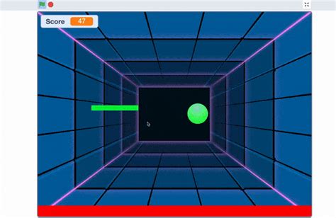 Scratch Pong Tutorial 的图像结果