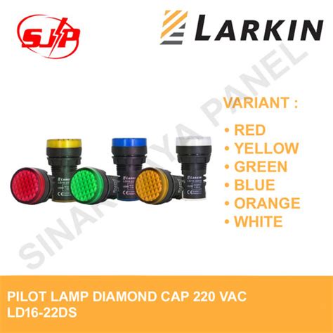 Jual PILOT LAMP DIAMOND CAP LARKIN 220 VAC LD16-22DS - RED - Jakarta ...