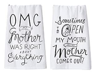 Primitives by Kathy Mom Towel Set - OMG My Mother was Right and Open My ...