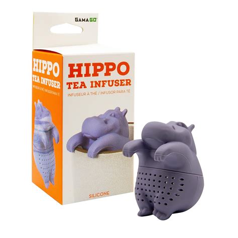 GAMAGO Hippo Tea Infuser - 100% Silicone Non-Toxic Resusable Loose Tea ...