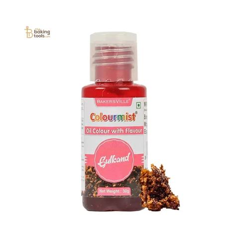 30g Pink Oil Colour With Gulkand Flavour - Colourmist