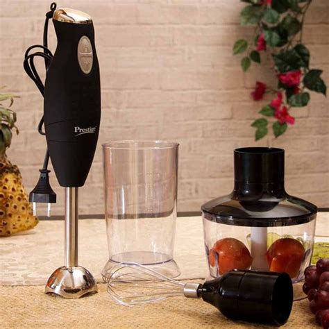 Prestige PHB 6.0 200 Watt Hand Blender with Chopper Attachment | Black ...